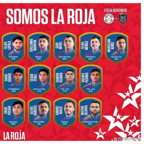 智利足球队最新名单